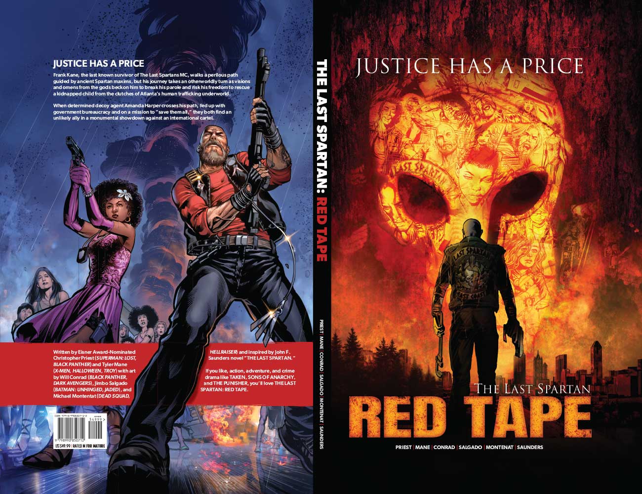 THE LAST SPARTAN: RED TAPE Hardcover Graphic Novel