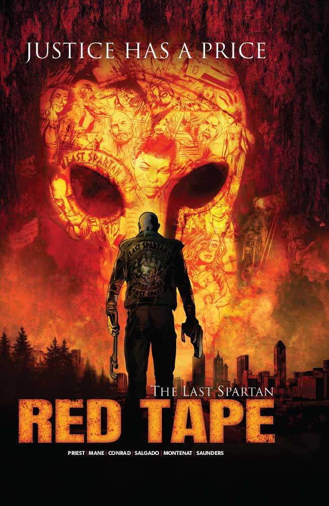 THE LAST SPARTAN: RED TAPE Hardcover Graphic Novel