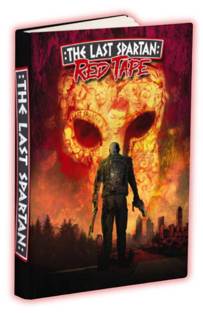 THE LAST SPARTAN: RED TAPE Hardcover Graphic Novel