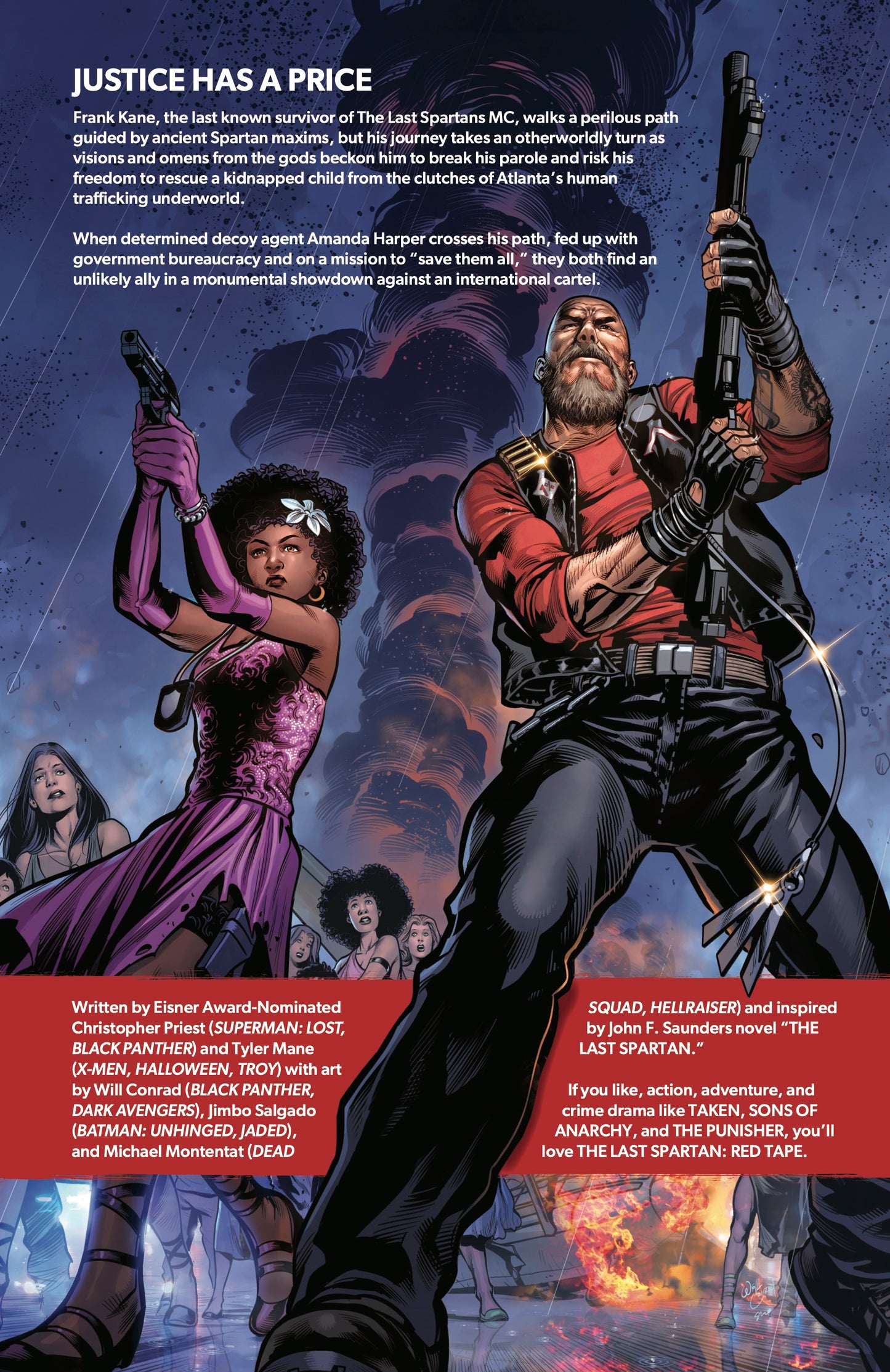 THE LAST SPARTAN: RED TAPE Hardcover Graphic Novel