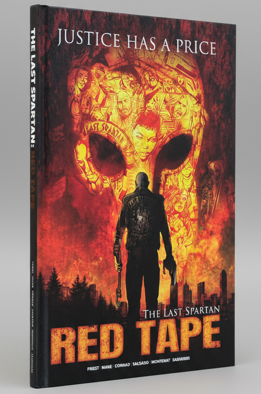 THE LAST SPARTAN: RED TAPE Hardcover Graphic Novel
