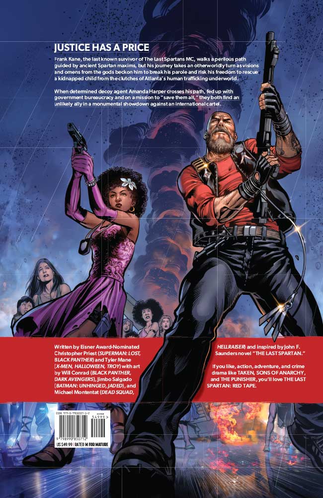 THE LAST SPARTAN: RED TAPE Hardcover Graphic Novel