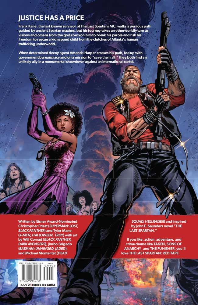 THE LAST SPARTAN: RED TAPE Softcover Graphic Novel